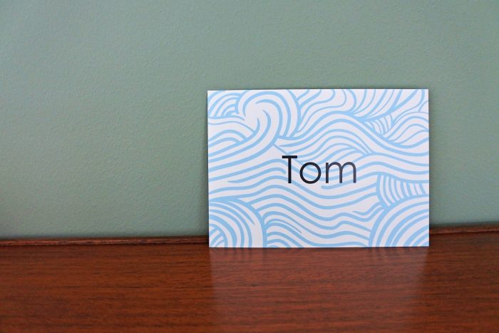 geboortekaartje Tom